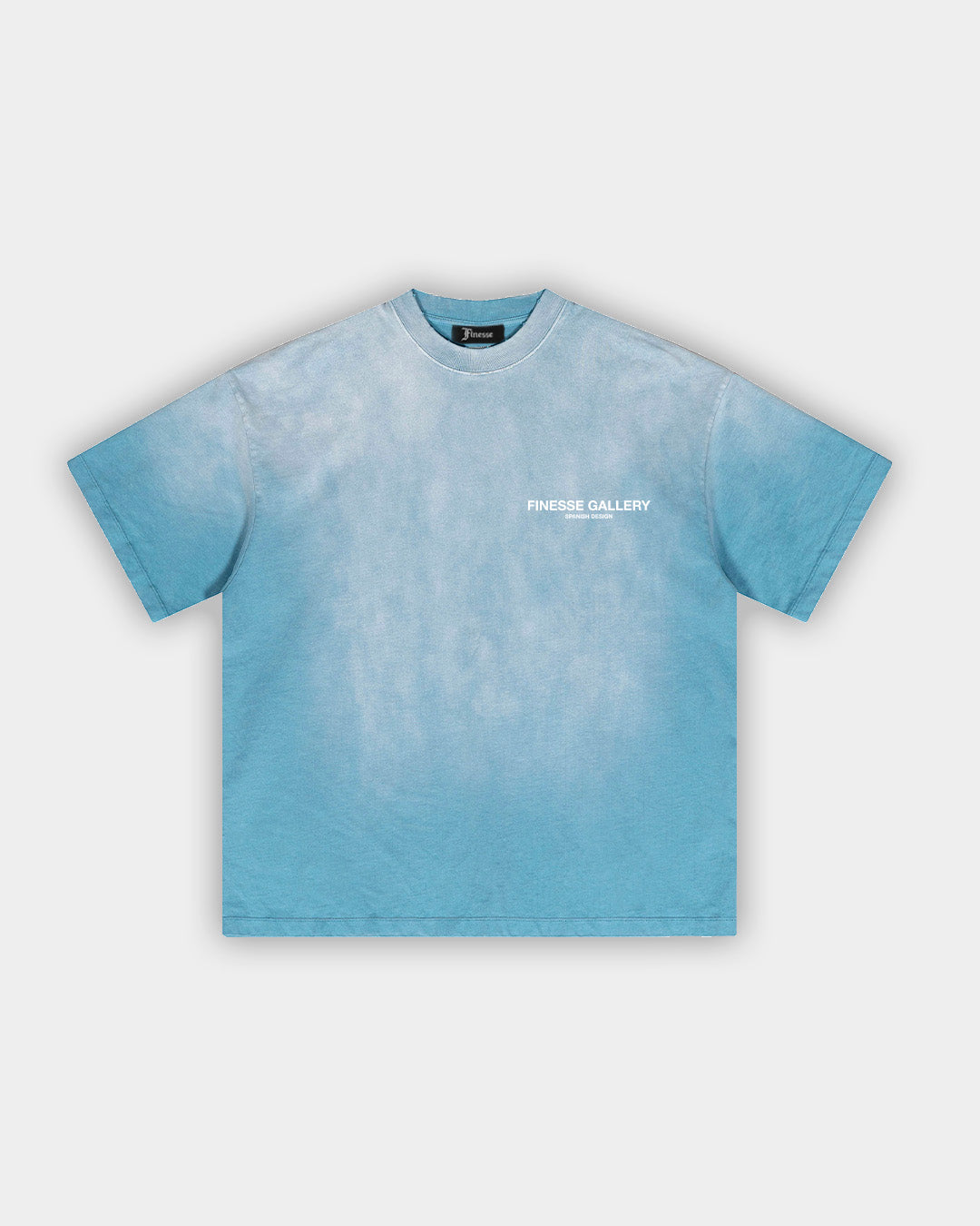 CAMISETA DESGASTADA OVERSIZE (AZUL)