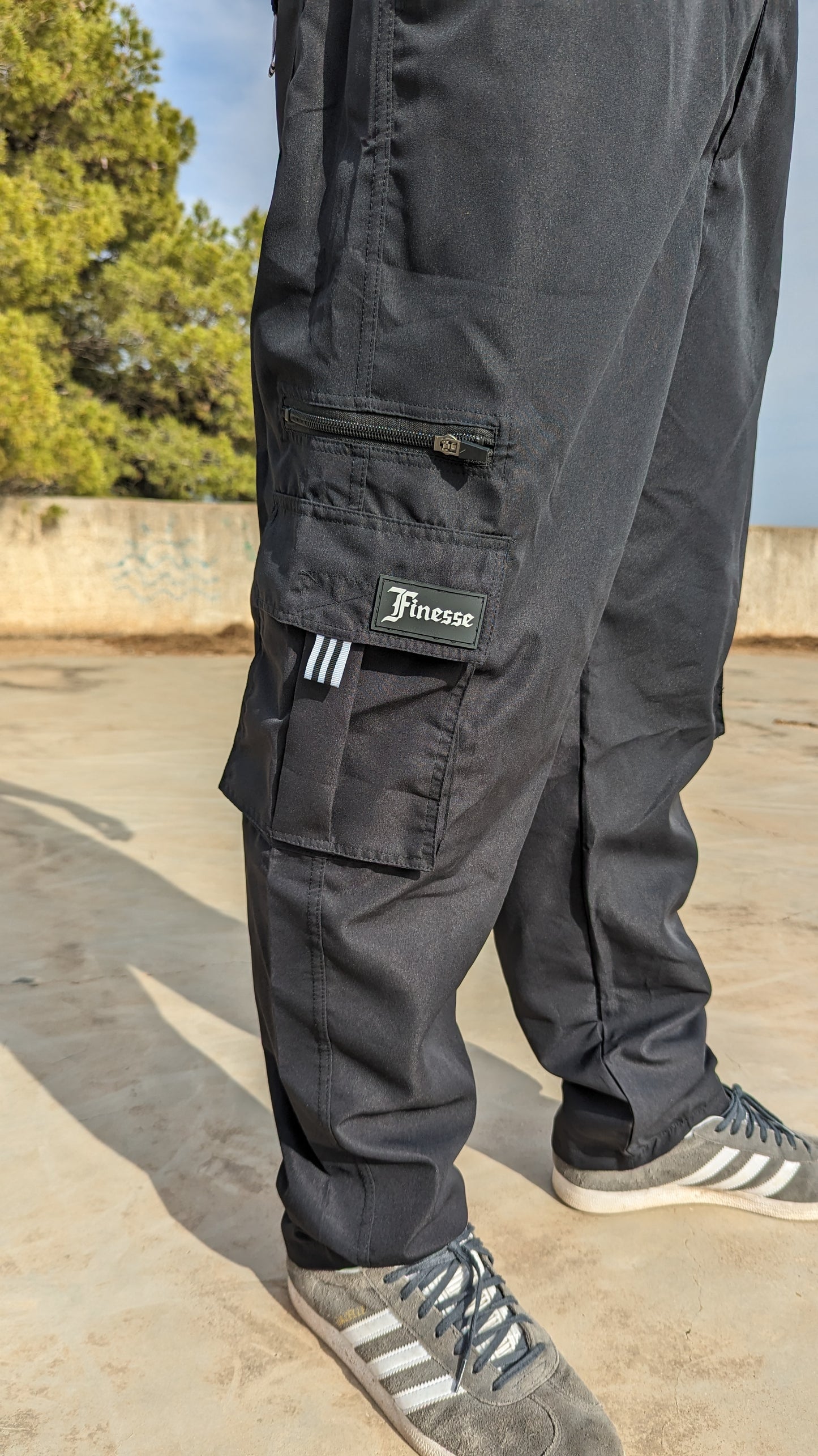 PANTALÓN CARGO SOFT (NEGRO)