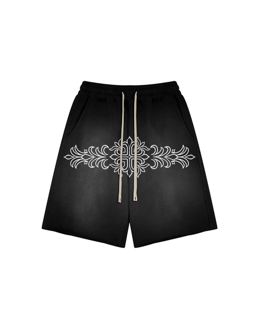 PANTALON CORTO NEGRO WASHED
