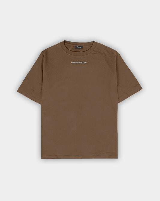 CAMISETA BASICS (MARRON)