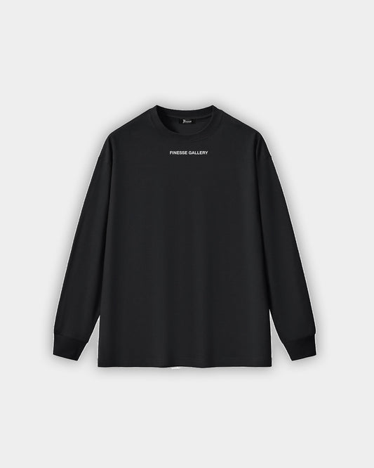 CAMISETA DE MANGA LARGA (NEGRO)