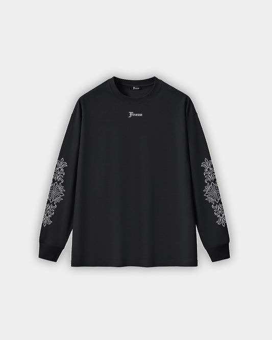 CAMISETA LARGA (NEGRO)